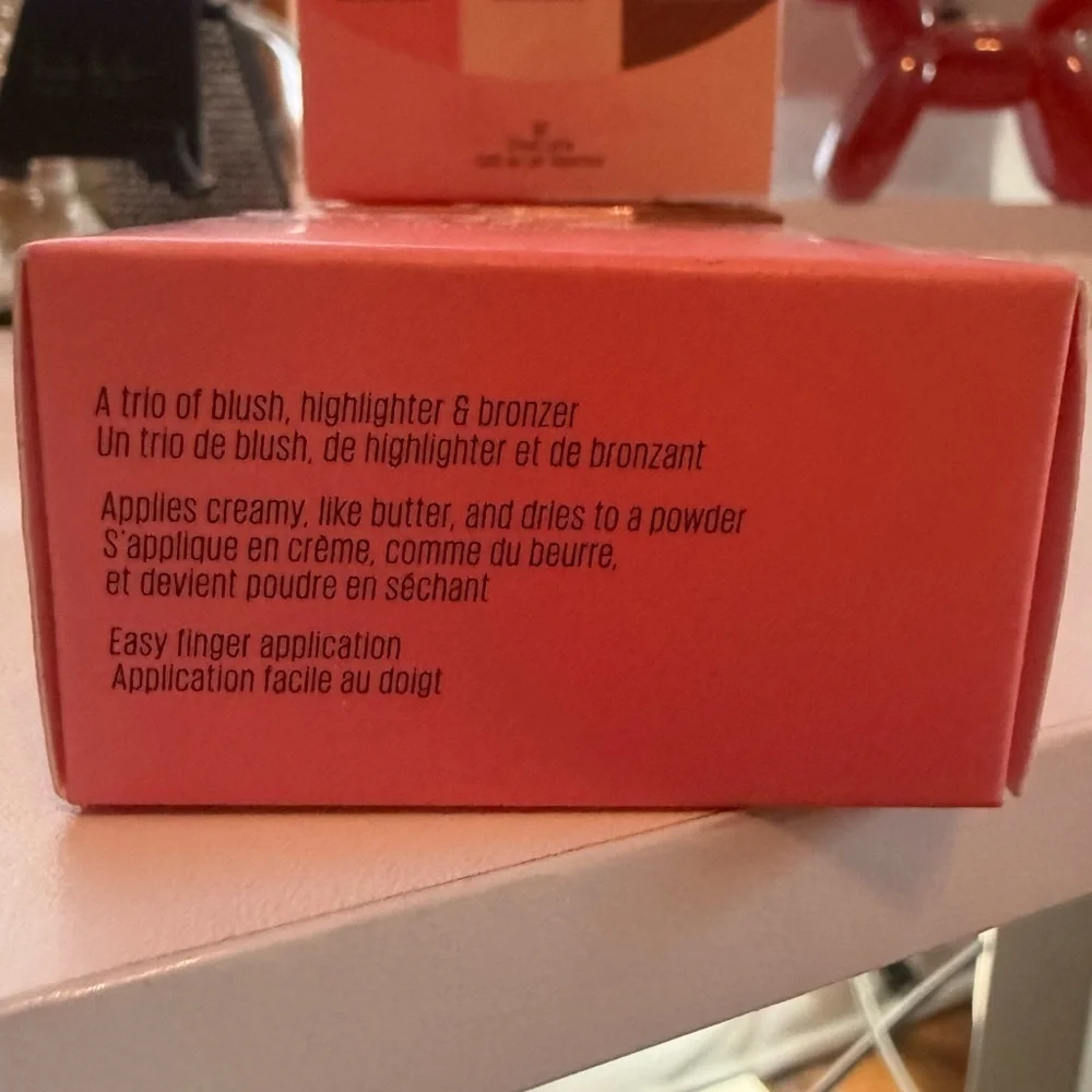 Kaja Beauty Bento Blendable Sculpting Trio Blush Highlighter Bronzer Cloud Latte